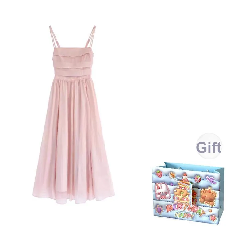 QUIET ANGEL Slip Dresses Women's Pink Shopping Bag