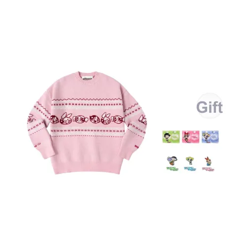 WHOOSIS × The Powerpuff Girls Коллаборационная коллекция Унисекс Трикотаж