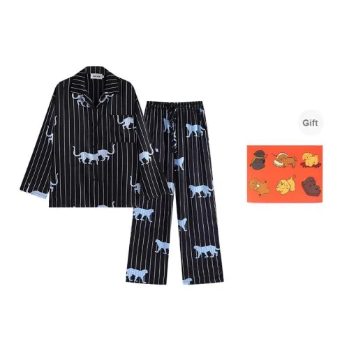 Wabi Town Pajama Gift Box Women's Black