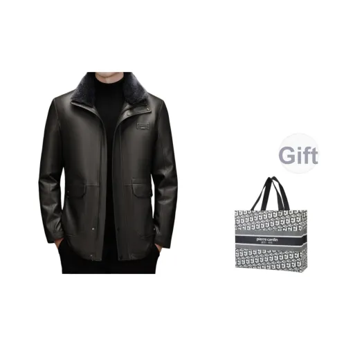 PIERRE CARDIN Кожа Куртка Унисекс