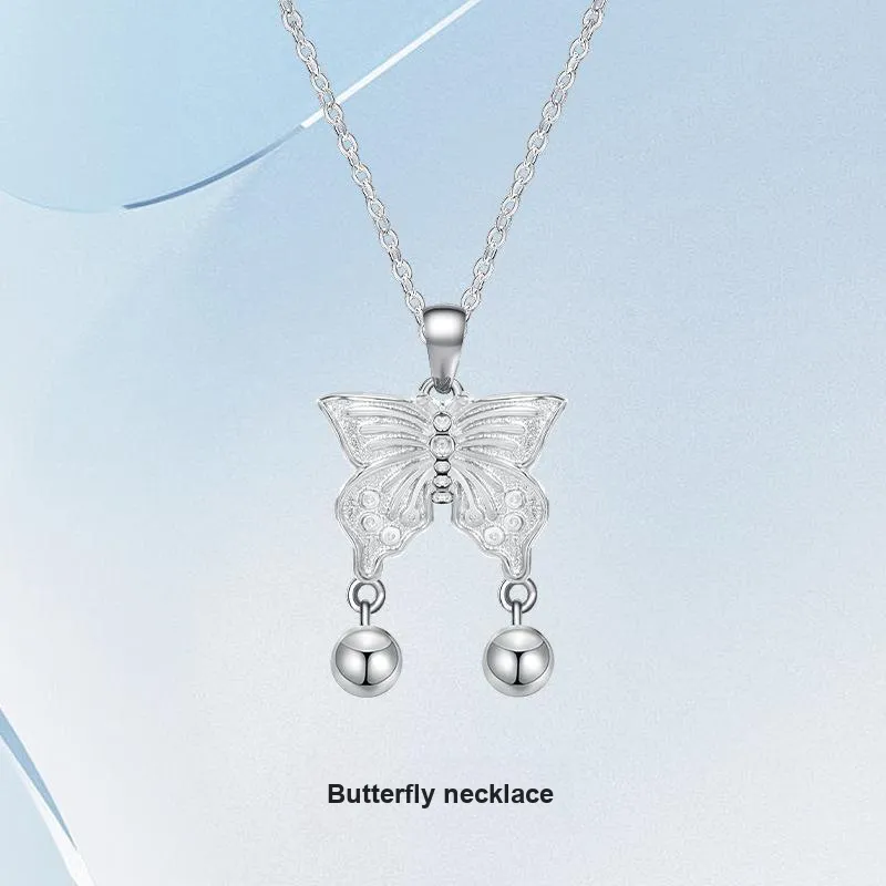 Vegetarian 925 Sterling Silver Necklaces Women's-3
