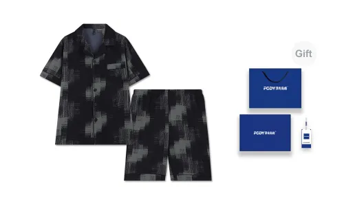 Floating light islands Men Pajama Sets