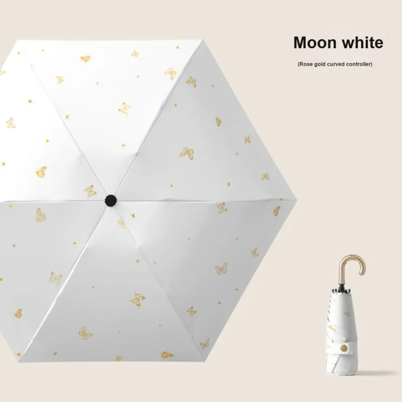 Ten Thousand Months Golden Hook Umbrella With Sunshade-6