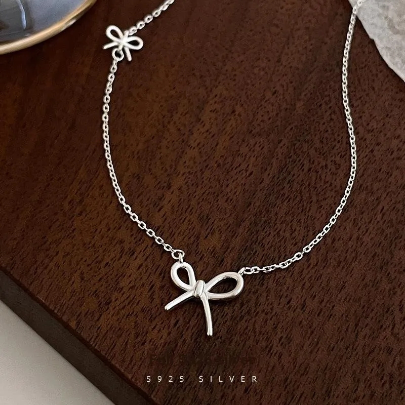 QUIET LOVE Sterling Silver Necklaces Women's-3