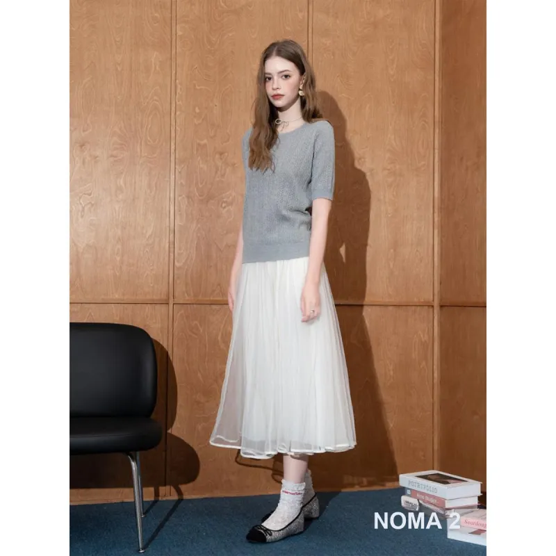 BANANA BABY Two Piece Skirt Sets Women's Gray-3