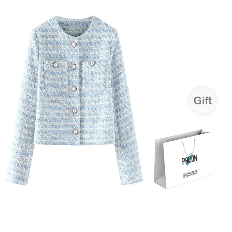 IQC Jackets & Coats Women's Light Blue-2