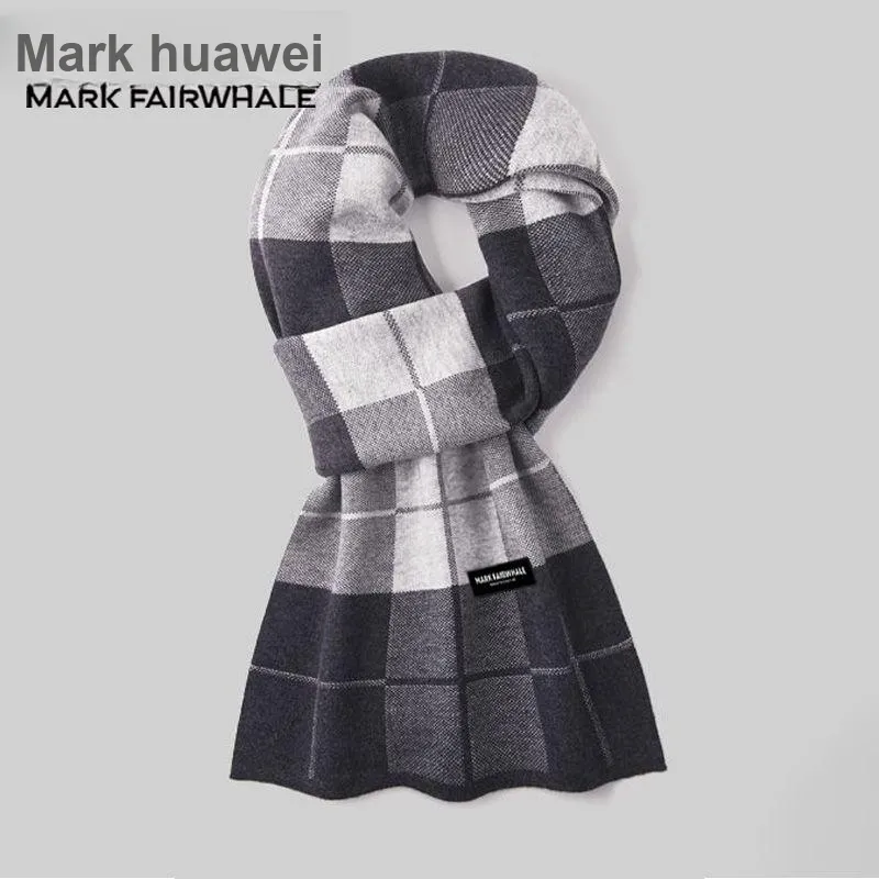 FAIRWHALE Knit Scarves Men-7
