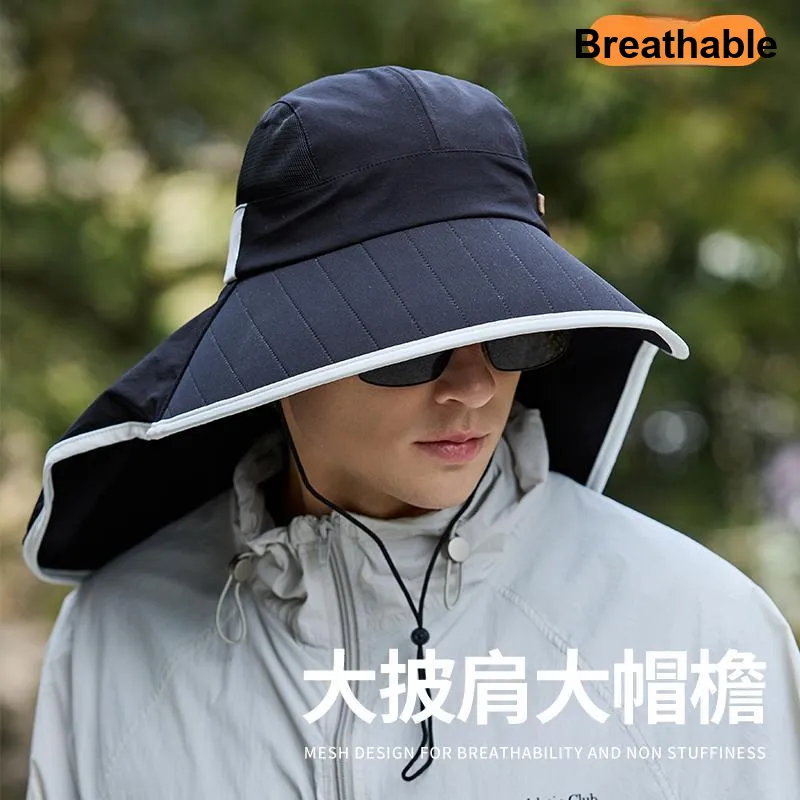 YUZHAOLIN Lightweight Sun Protection Hats Men's-4