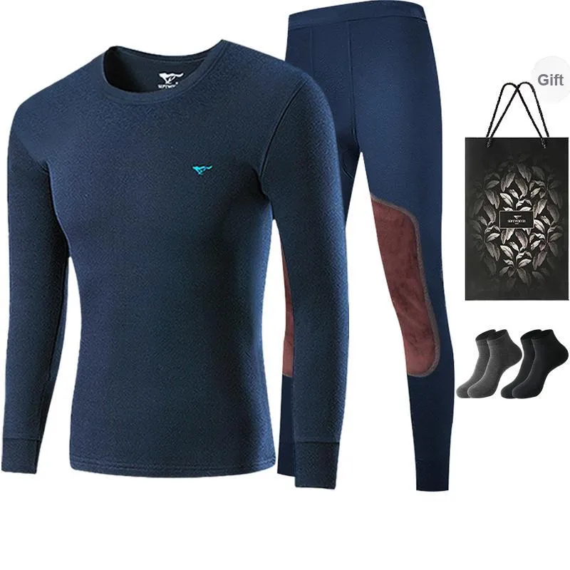 SEPTWOLVES Thermal Set Men's Includes Shopping Bag-6
