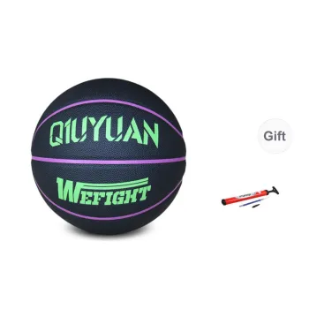 POVIT PU Basketball Black Size 7 Ball Training Unisex