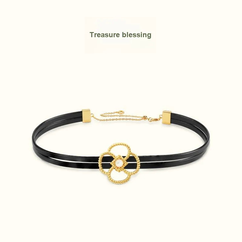 BAODEYI 18K Gold Plated Copper Necklaces Unisex-4