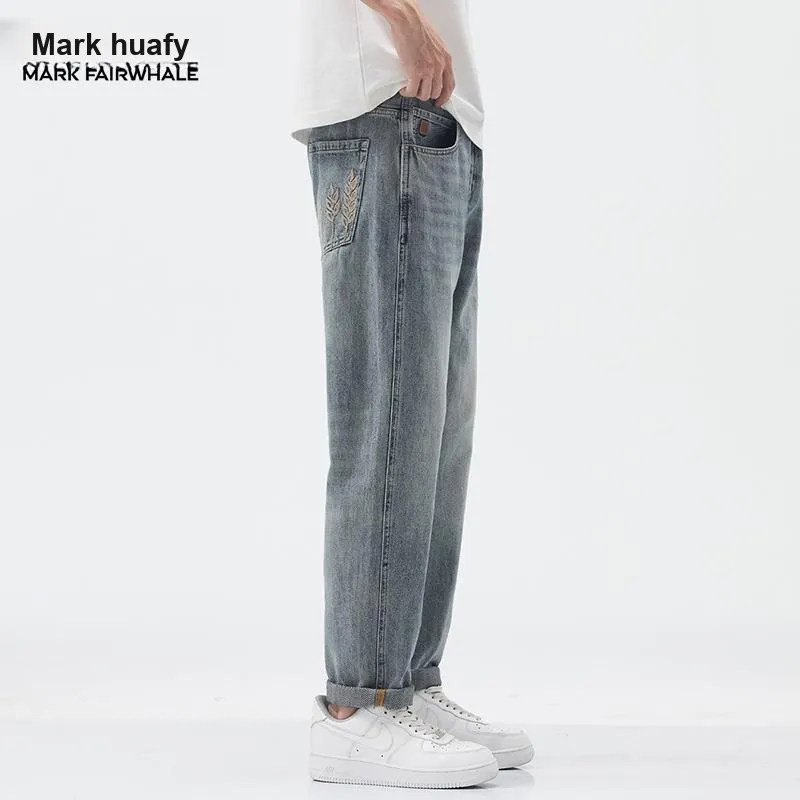 FAIRWHALE Jeans Unisex Light Blue-6