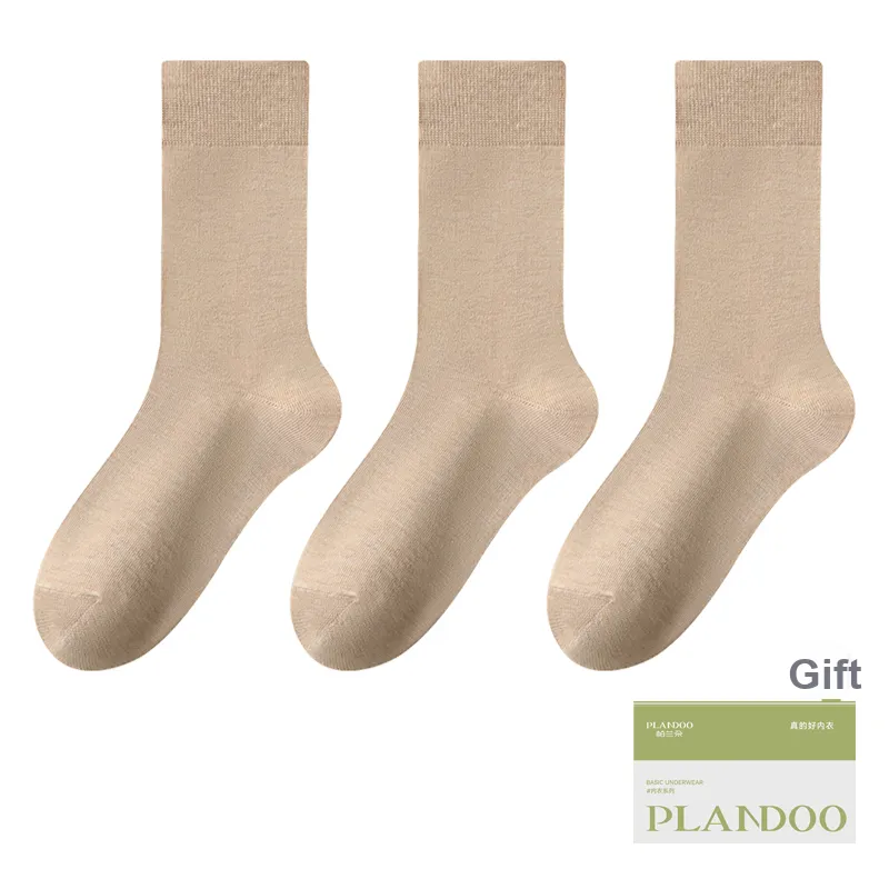 PLANDOO Mid Calf Socks Unisex Shopping Bag 3 Pack-5