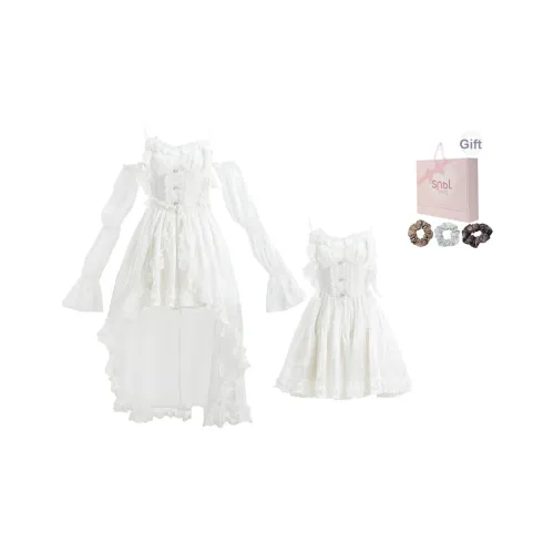 Snbl Белый Женские Слиплатья