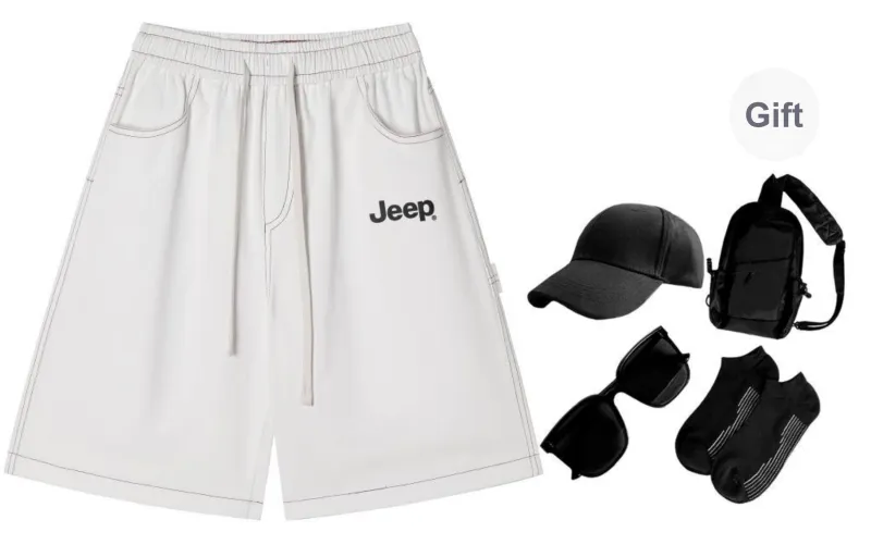Jeep Denim Shorts Unisex Giveaway Included-34