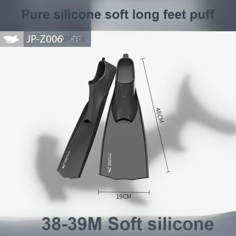 SMILING SHARK Diving Flippers-1
