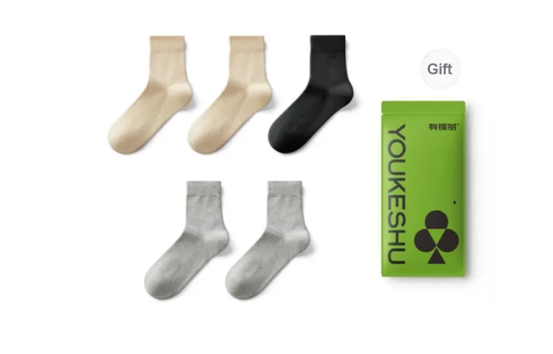 YOUKESHU Mid Calf Socks Women's-6