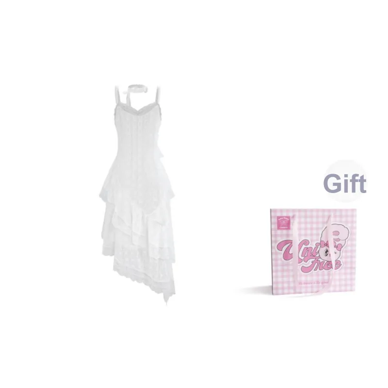 UNIFREE Slip Dress Women's White-1