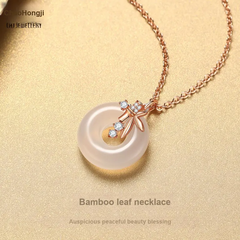 CHAOHONGJI Chalcedony Necklaces Women's-6