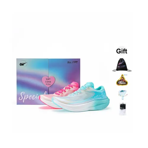 XINGHUOLI Беговые кроссовки Низкий Верх Красный Синий BUFF Несовпадающий 520 Коробка Стиль Унисекс