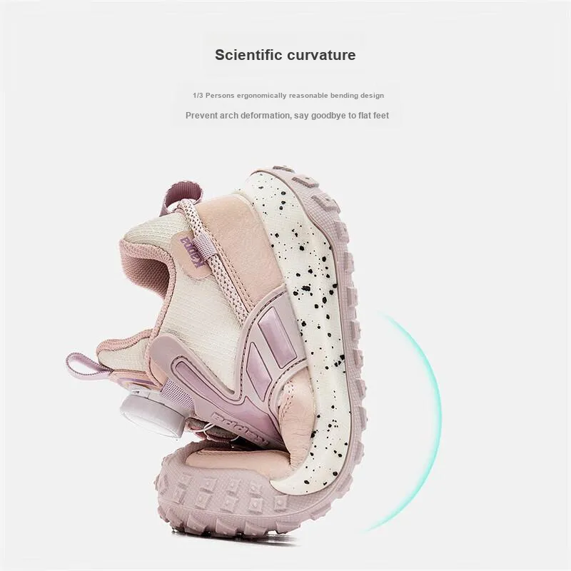 KAPPA KIDS Anti Slip Wear Resistant Low Top Kids Lifestyle Shoes Pink Kids'-1