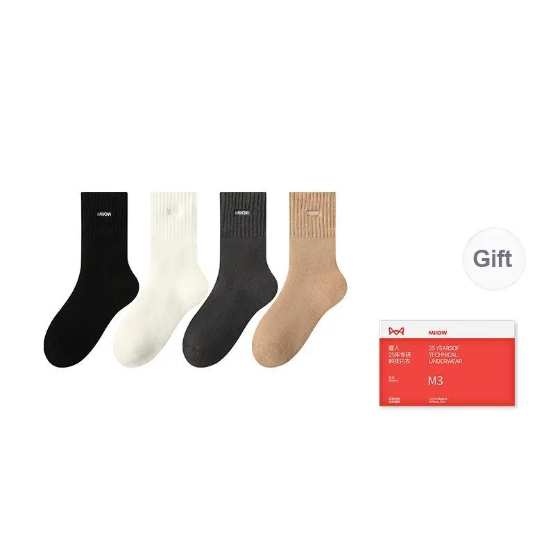 MIIOW Trend Party Series Mid Calf Socks Men's Shopping Bag Combo Set-7