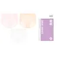 [3 Pack]Pink+Shrimp Color+White