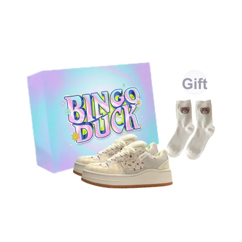 BINGO DUCK Скейтборд Кроссовки Женские Клюква Цвет