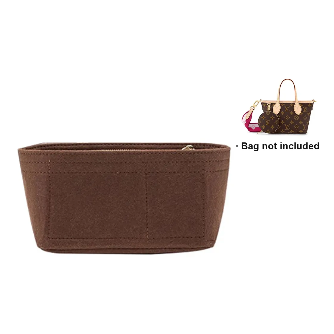 Ingenuity Handmade Polyester Bag Strap Women's Brown/Beige