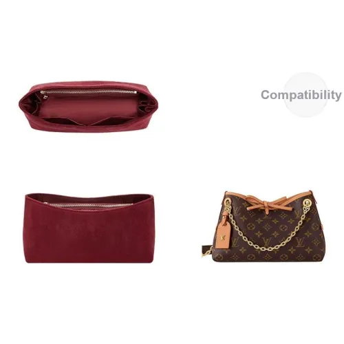 Luxury Care Artisan Workshop Премиум Оригинальный Флис Сумка Вкладыш Женские Бургунди