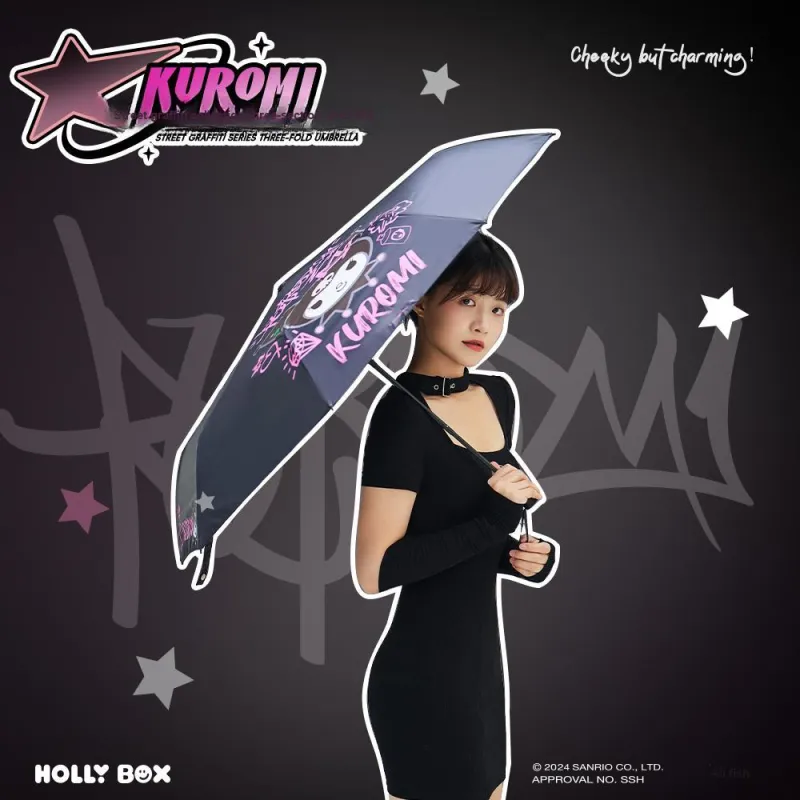 Sanrio Kulomi Sunny And Rainy Dual Use Umbrella-7