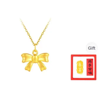 Chongqing Gold Store 999 Fine Silver Necklaces Women's