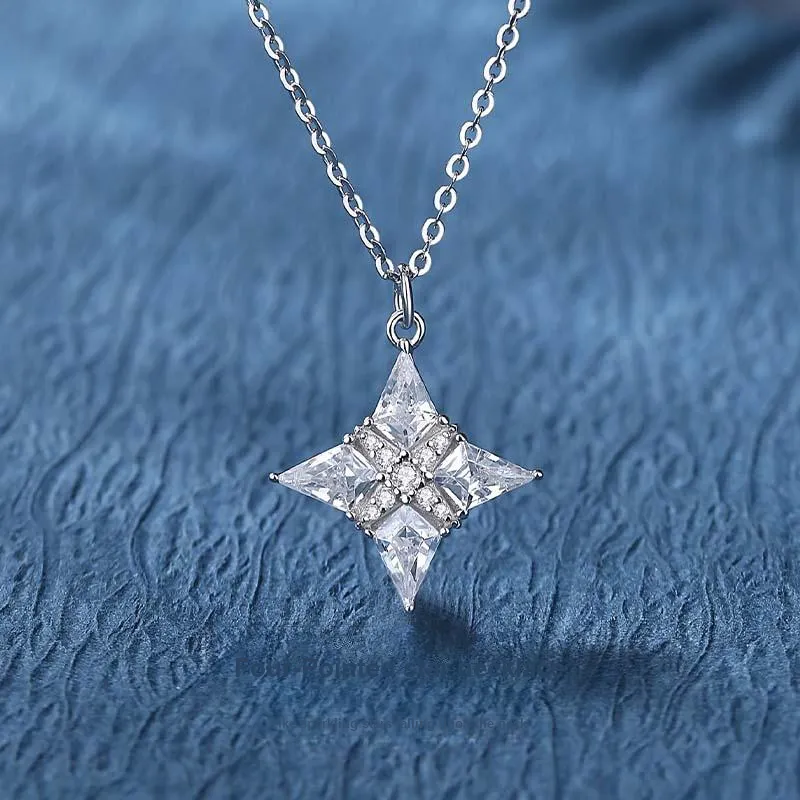 VANA 925 Sterling Silver Zircon Necklaces Women's-1