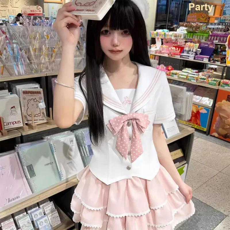 Mu Xiao Xin Two Piece Skirt Sets Women's-2