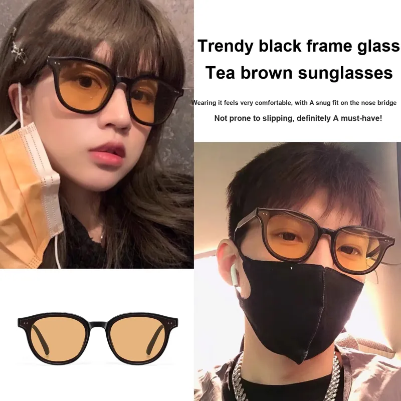 LASHION TR/Memory Plastic Oval Sunglasses Unisex-4