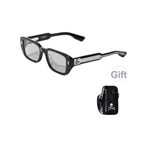 Mastermind JAPAN Нержавеющая сталь Ацетат Прямоугольные Солнцезащитные очки Унисекс Многоцветные