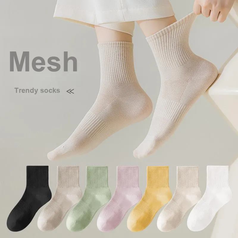 Urban Beauty Mid Calf Socks Women's Combo Set-3