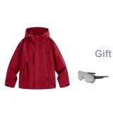 Red, Hard Shell 3-in-1 Detachable
