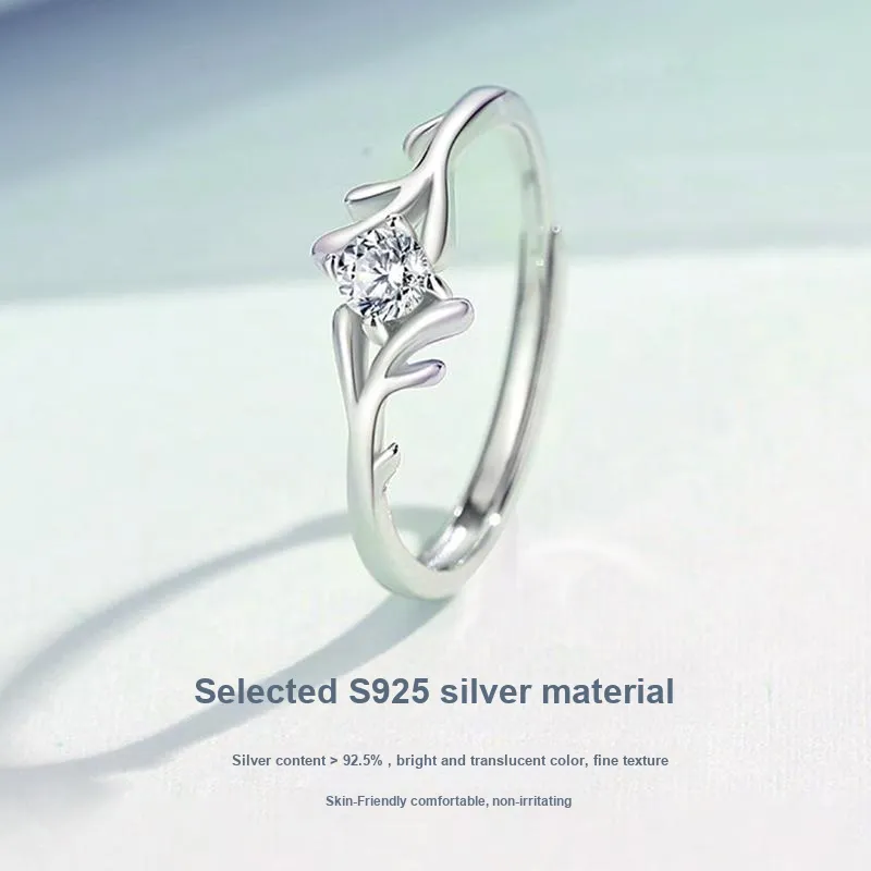 ALLOVE S925 Silver Rings Women's-1
