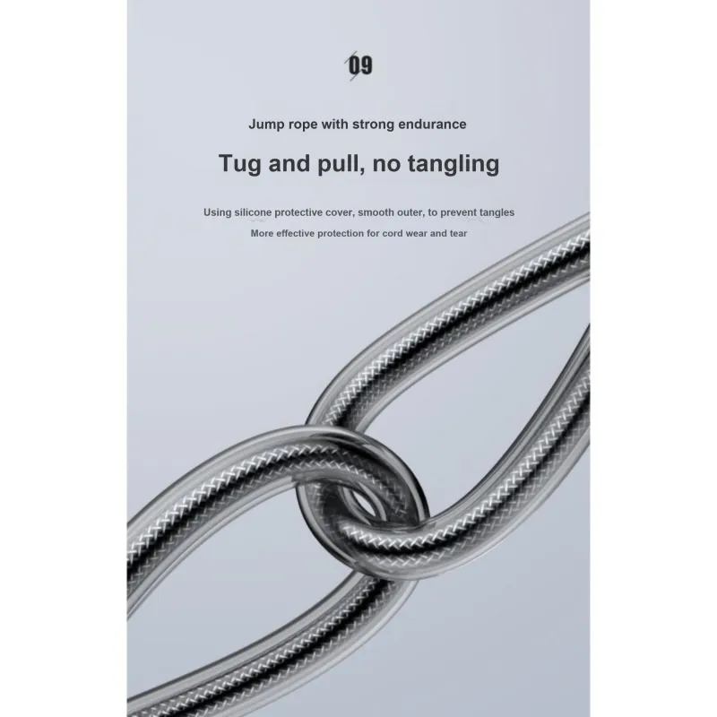 Genesis Fitness Training Non Countable Jump Ropes Adults Aluminum Alloy Controller, Steel Wire Rope 3m-4