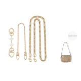 Four-Leaf Clover Extender Chain+40cm Copper Decoration Chain+90cm Crossbody Chain