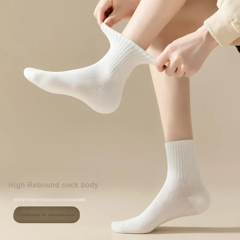 MIIOW Mid-Calf Socks Women's 5 Pack-6