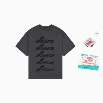 WE11DONE Logo print Cotton T shirt