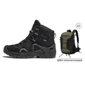 Lowa ZEPHYR Anti-Slip Wear-Resistant Mid-Top Trekking Shoes Unisex Black