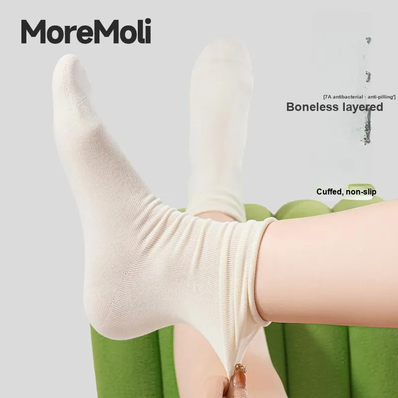 Moremoli Mid Calf Socks Women's 3 Pack-9