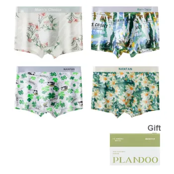 PLANDOO Underpants Men's Shopping Bag 4 Pack