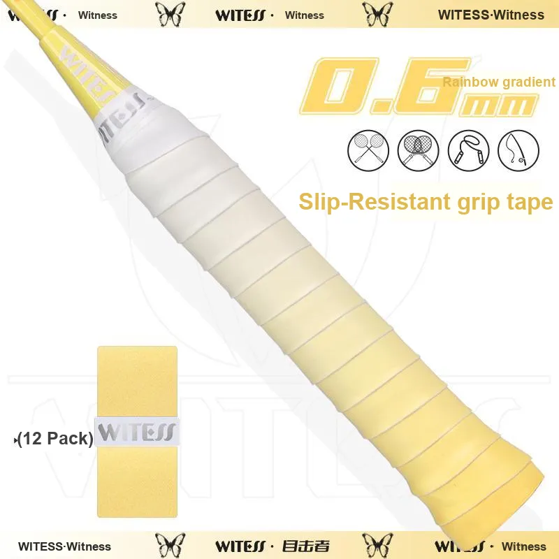 WITESS Badminton Grip Tape Macaron Color Palette 6 Colors To Choose PU Thin 1100*25*0.6mm-29