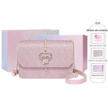 JUST STAR Fabric Crossbody Bag Shoulder Bag Regular Women's Pink