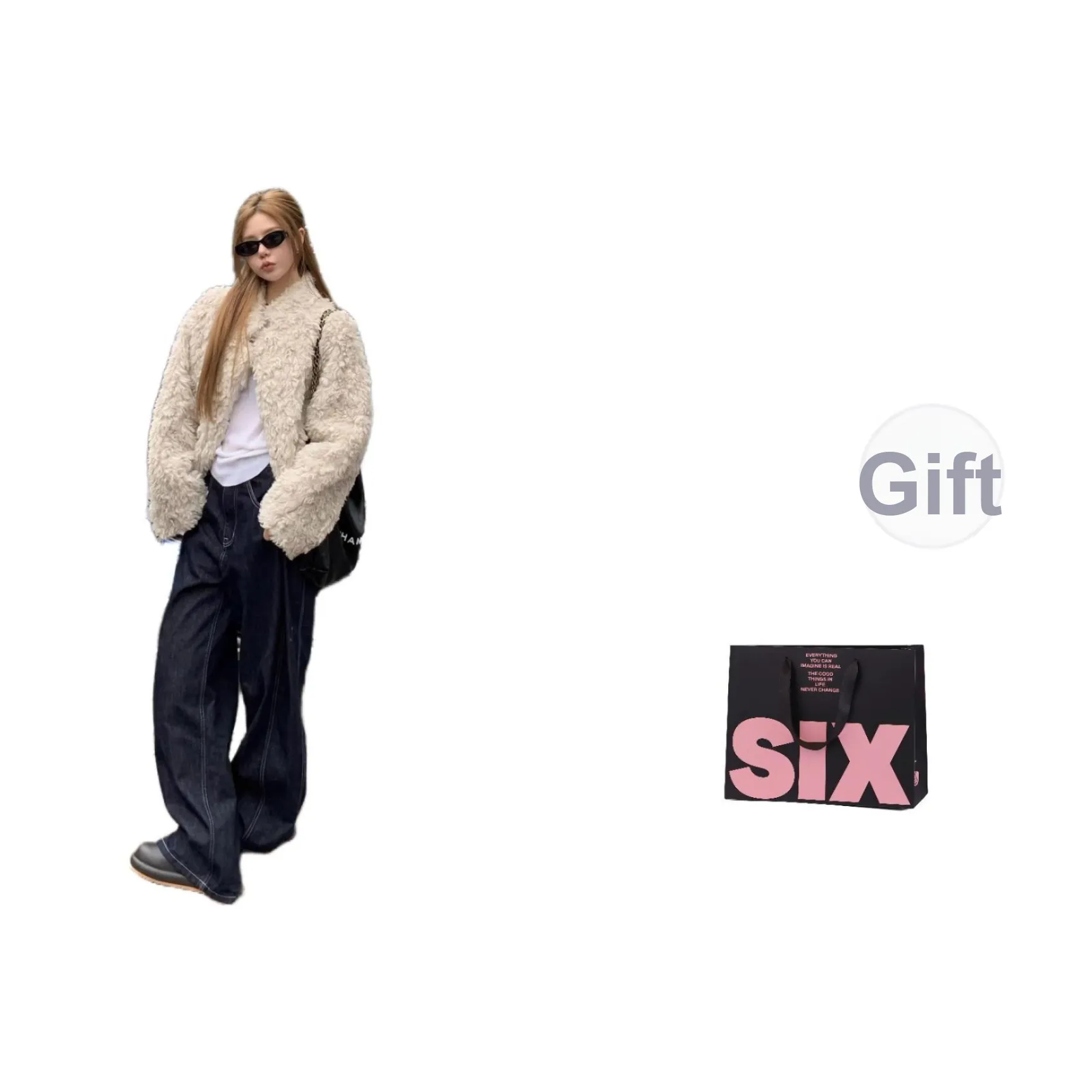 CTRTRC Ecru Женская меховая одежда