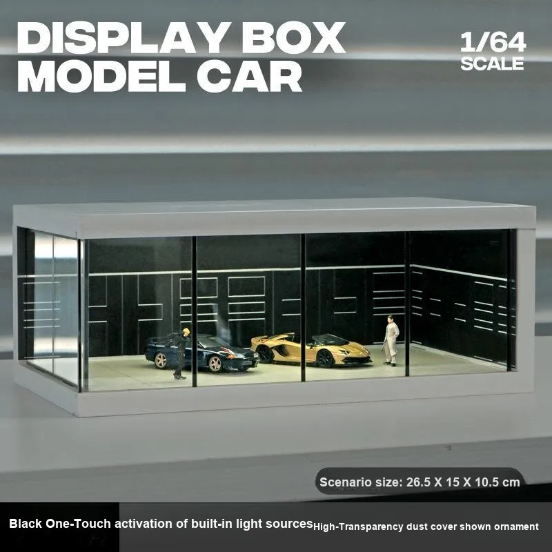 Lisa 1 64 Replica Alloy Model Cars Exhibition Hall Garage Scenario Model Accessories-3